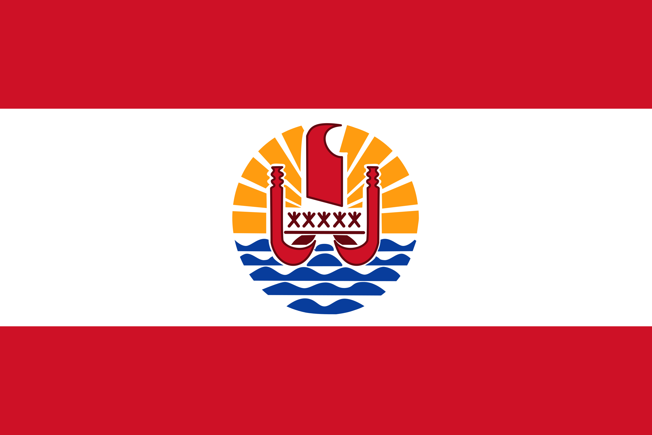 Drapeau de Polynésie Drapeau de Polynésie